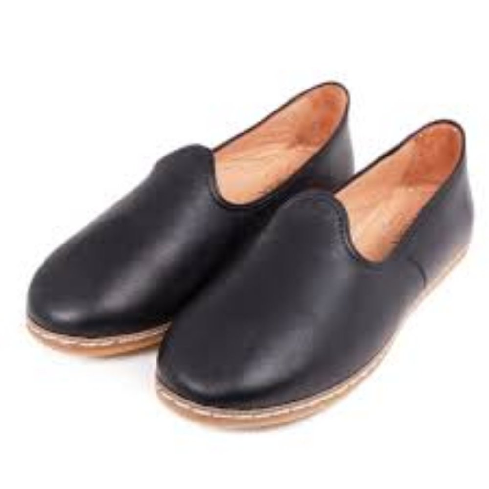 NEW CHARIX Black Leather Shoes - Men's US 9.5 / EU 43 - Picture 3 of 9